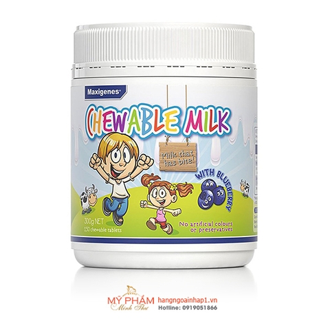 Kẹo sữa Maxigenes Chewable Milk - Úc