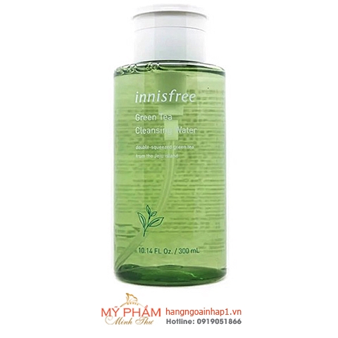 Nước tẩy trang Innisfree trà xanh Cleansing water 300ml - Hàn Quốc