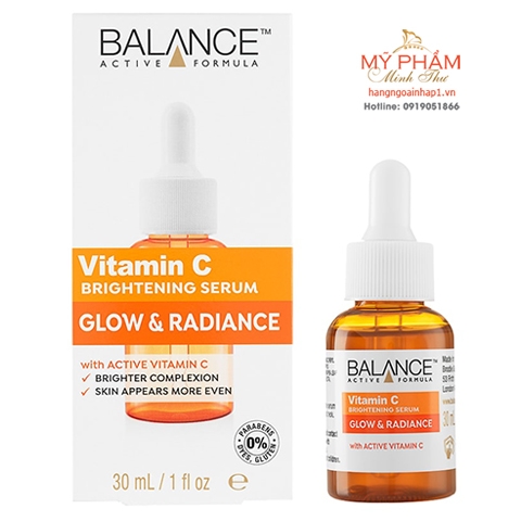 Serum C Balance 30ml dưỡng sáng da, mờ thâm - Anh Quốc