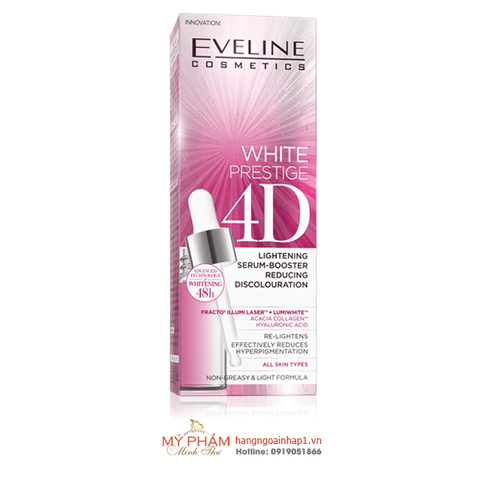 Serum làm sáng da và giảm sạm nám White Prestige 4D Eveline