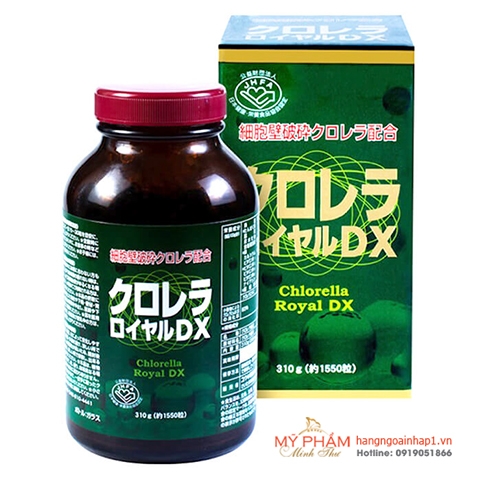 Tảo lục Hoàng gia Chlorella Royal DX 1550 viên - Nhật Bản