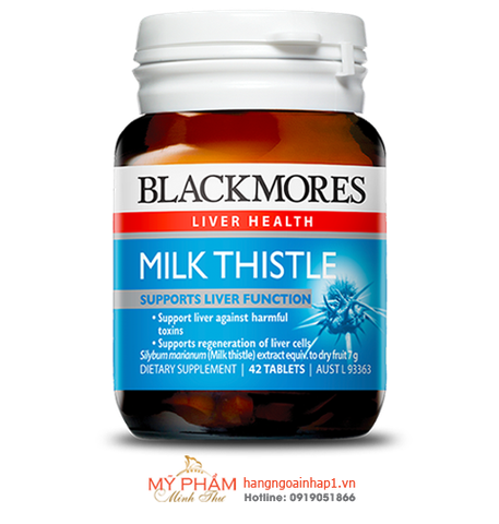 Viên uống giải độc gan của Úc - Milk Thistle Blackmore  - 42 viên