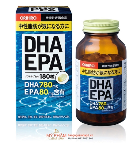 Viên uống bổ não DHA EPA Orihiro - Nhật Bản