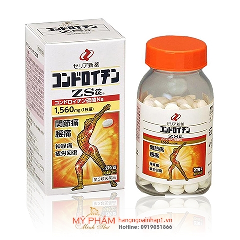 Viên uống bổ xương khớp ZS Chondroitin 180 viên - Nhật Bản