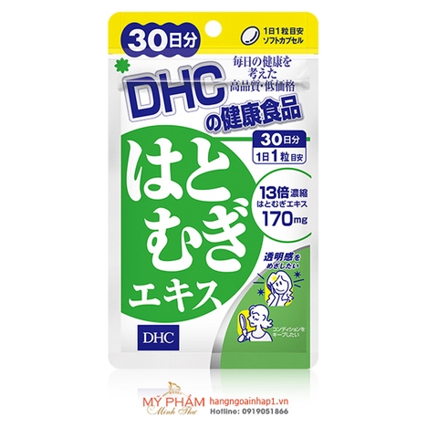 Viên uống trắng da COIX DHC (Nhật Bản) - 30 viên