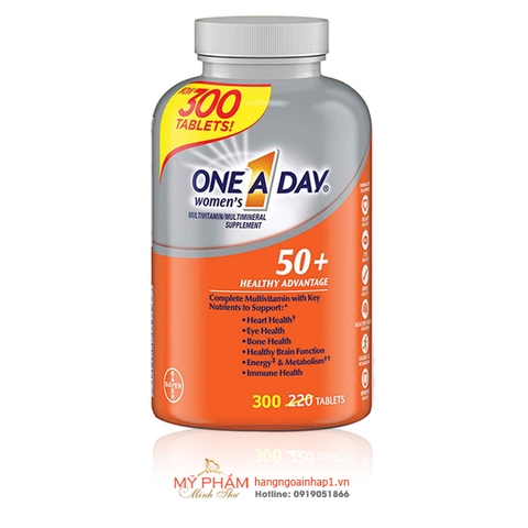 Vitamin tổng hợp dành cho nữ trên 50 tuổi One A Day 300 viên - Mỹ