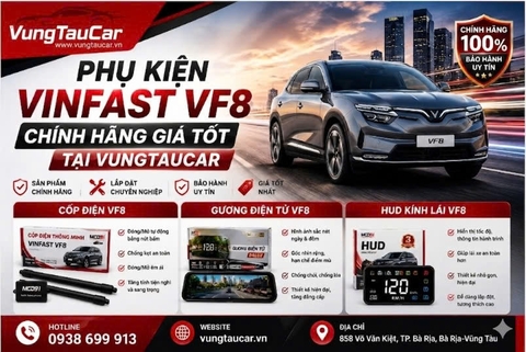 Phụ Kiện VinFast VF8 Chính Hãng Giá Tốt Tại VungTauCar