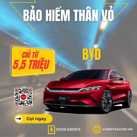 Bảo hiểm ô tô BYD Vũng Tàu