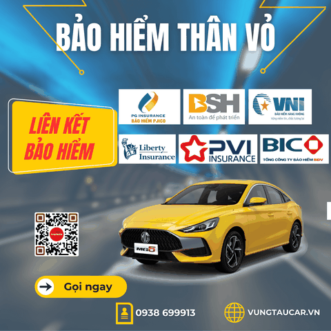 Bảo hiểm ô tô MG Vũng Tàu
