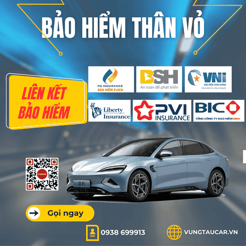 Bảo hiểm ô tô BYD Vũng Tàu