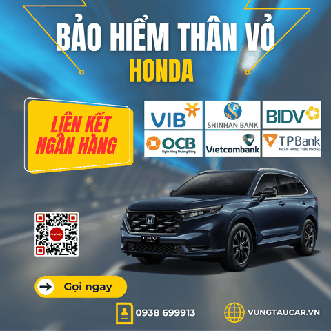 Bảo hiểm ô tô HONDA Vũng Tàu