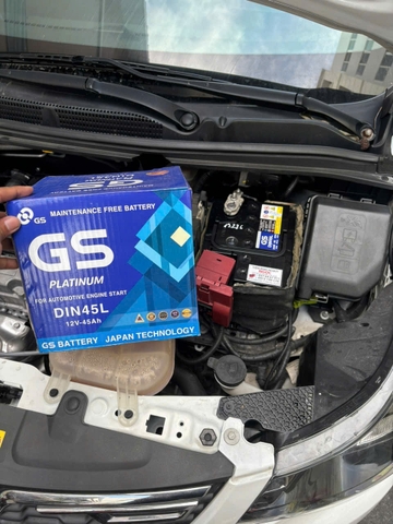 Bình Ắc quy GS 12V 45Ah MF DIN45L-LBN