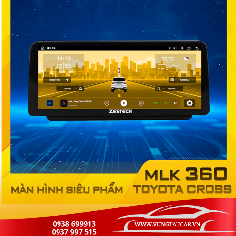 Màn hình ô tô android MLK 360 Toyota Cross
