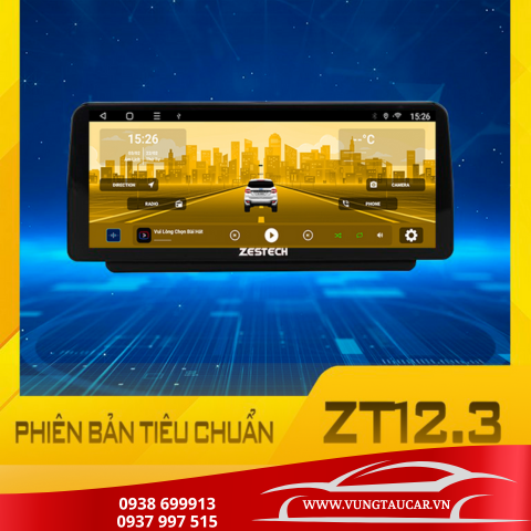 Màn hình ô tô android ZT12.3 bản tiêu chuẩn
