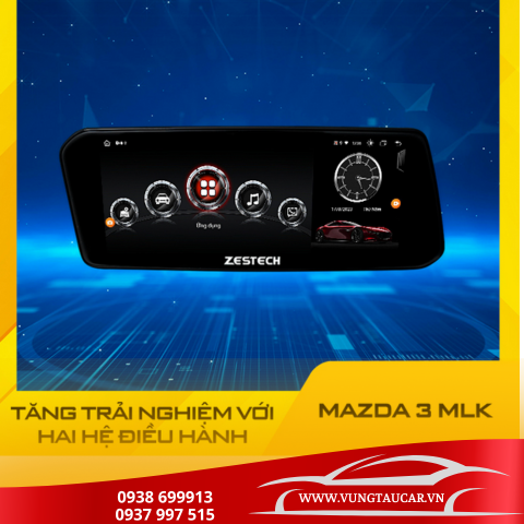 Màn hình ô tô android Mazda 3 MLK