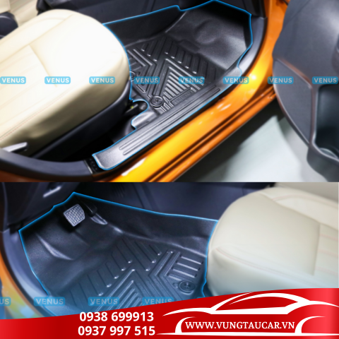 Thảm Venus lót sàn ô tô Toyota Vios - Nhựa TPE đúc khuôn cao cấp