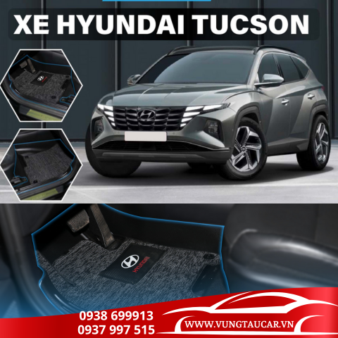 Thảm Venus lót sàn ô tô Huyndai Tucson - Nhựa TPE đúc khuôn cao cấp