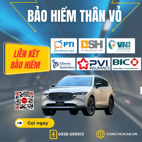 Bảo hiểm ô tô MAZDA Vũng Tàu