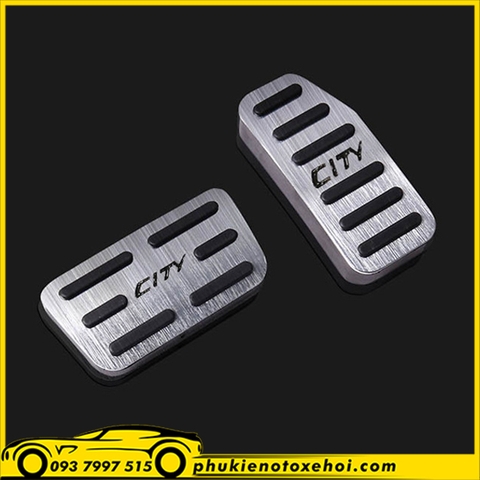 Bộ ốp chân phanh, chân ga xe Honda City