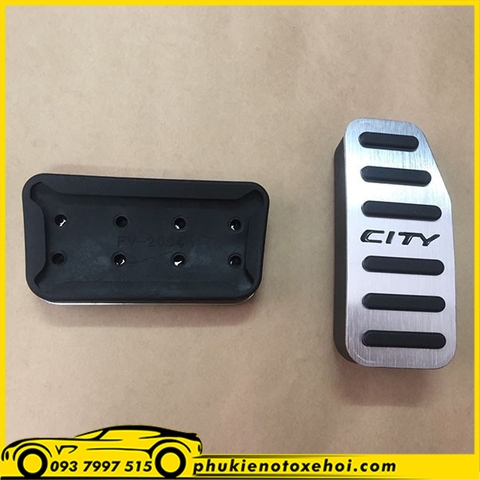 Bộ ốp chân phanh, chân ga xe Honda City