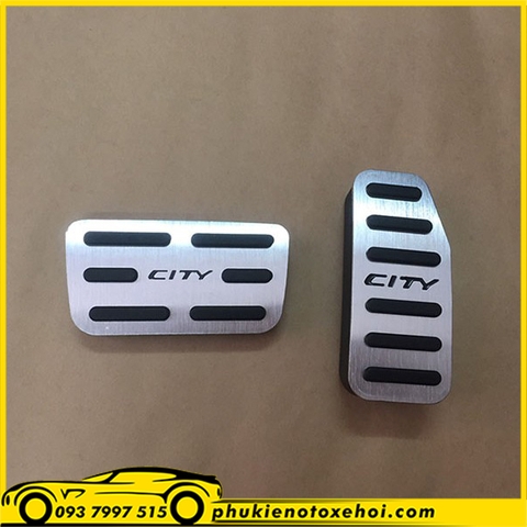Bộ ốp chân phanh, chân ga xe Honda City