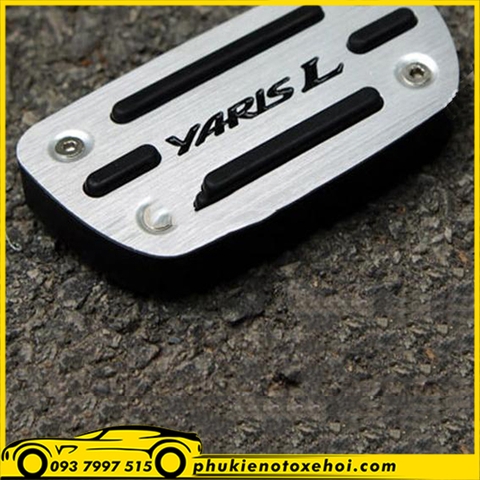 Bộ ốp chân phanh, chân ga xe Toyota Yaris