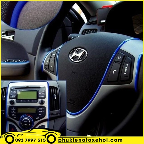 Dây trang trí dán trong xe ô tô