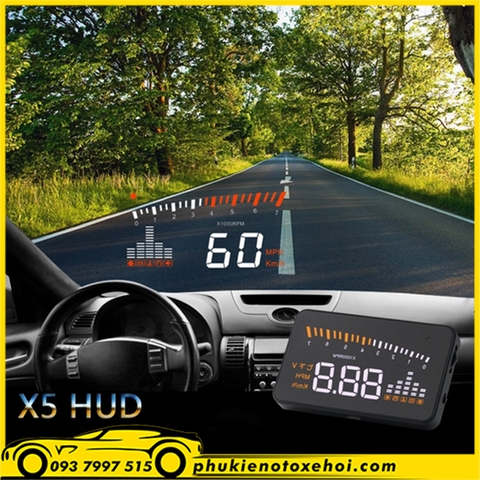 HUD A200 hiển thị tốc độ kính lái