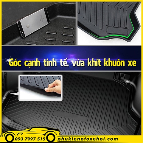 Lót cốp, trải cốp xe Toyota Wigo