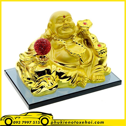 Tượng Phật Di lặc để Taplo xe hơi