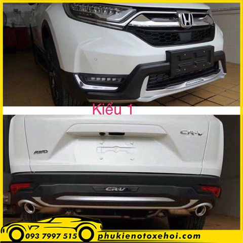 Ốp cản trước sau xe Honda CRV