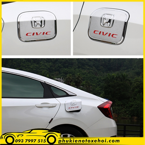 Ốp nắp bình xăng xe Honda Civic