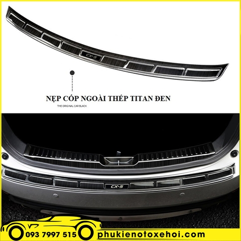 Ốp chống trầy cốp sau xe Mazda Cx5