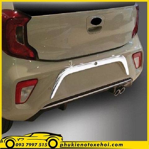 Ốp trang trí cản sau xe Kia Morning