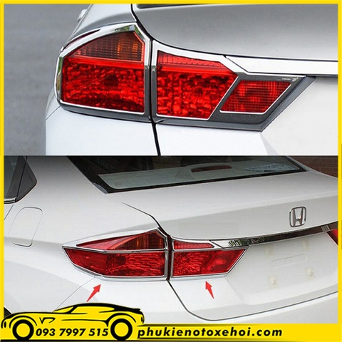 Ốp viền đèn hậu xe Honda City