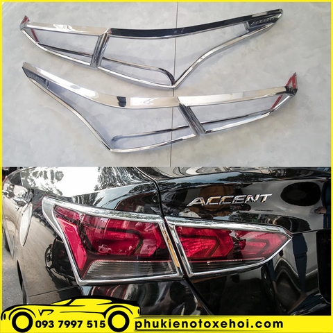 Ốp viền đèn hậu xe Hyundai Accent