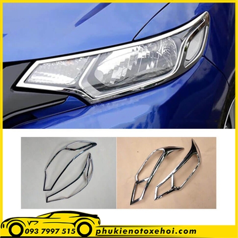 Ốp viền đèn pha xe Honda Jazz