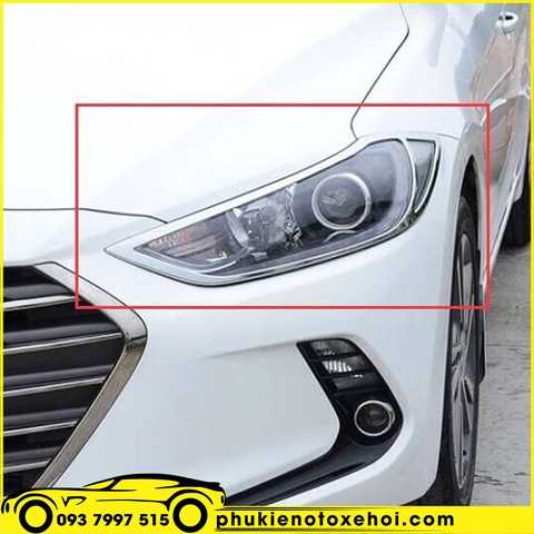 Ốp viền đèn pha xe Hyundai Elantra