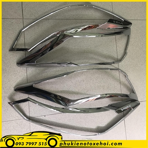 Ốp viền đèn pha xe Toyota Vios