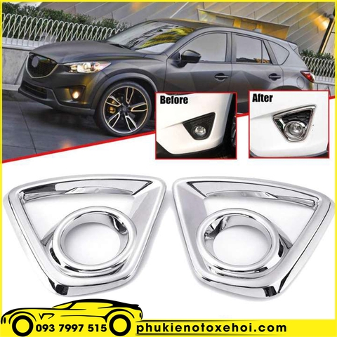 Ốp viền đèn sương mù xe Mazda Cx5