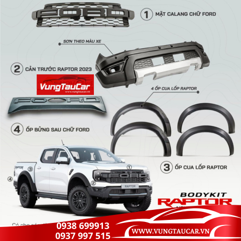 Ốp cản trước xe Ford Ranger