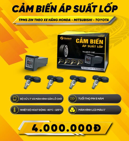 Cảm biến áp suất lốp theo xe