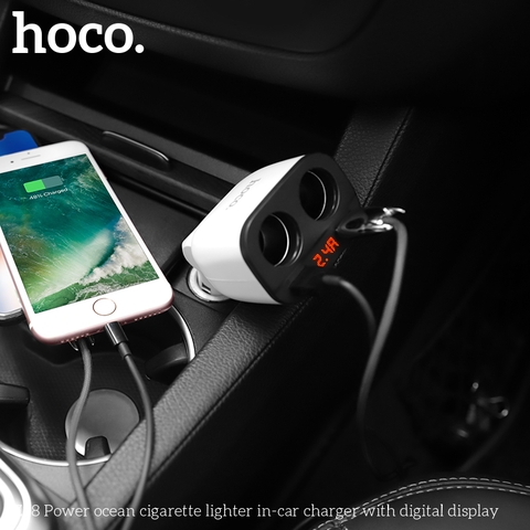 Tẩu Sạc Ô Tô HOCO Z28 Chính Hãng – Sạc Nhanh