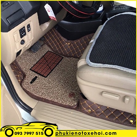 Trám đôi Ô vuông nâu chỉ vàng