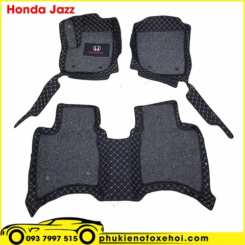 Thảm sàn da 6D xe Honda Jazz
