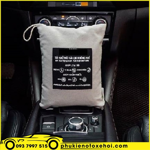 Túi Than Hoạt Tính Lọc Không Khí Diệt Khuẩn Khử Mùi Giảm Sóng Điện Từ Cho Ô Tô