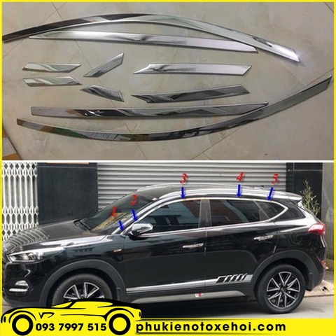 Viền khung kính xe Hyundai Tucson