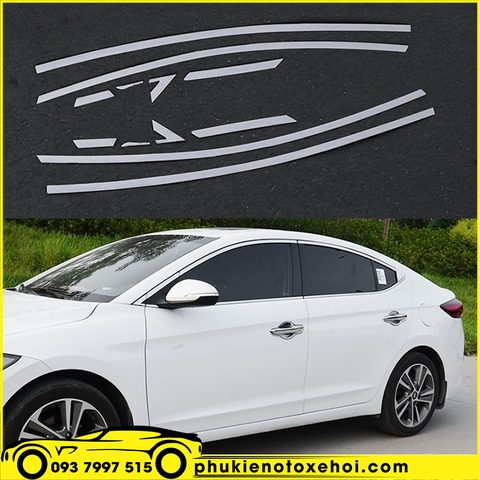 Viền khung kính xe Hyundai Elantra