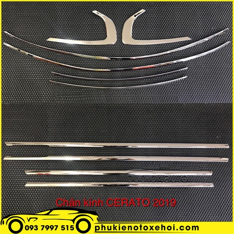 Viền khung kính xe Kia Cerato