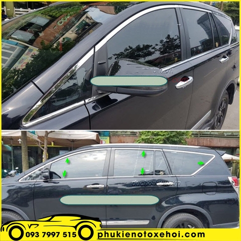 Viền khung kính xe Toyota Innova
